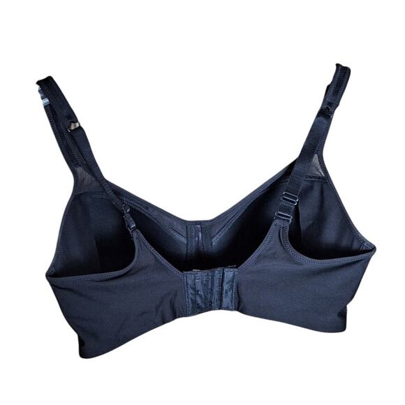 Bali 34DD Black One Smooth U Ultra Light Convertible Underwire Bra #3439 - Picture 4 of 5